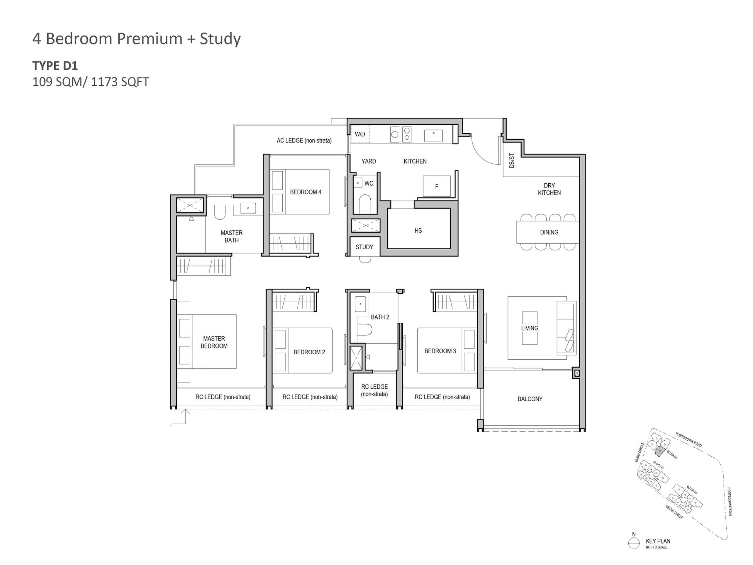 Bloomsbury Residences floorplan